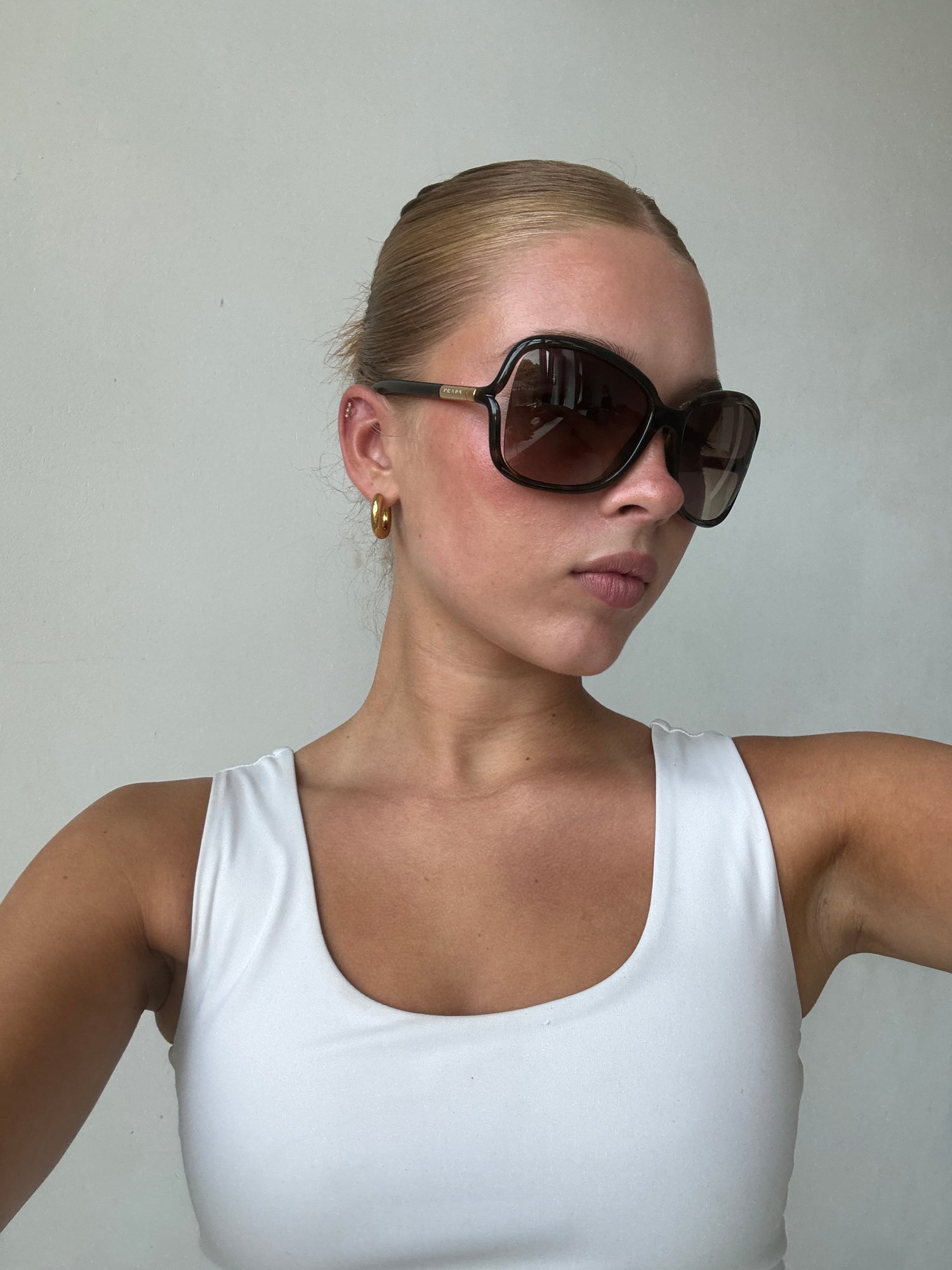 2000s Prada Oversized Sunglasses