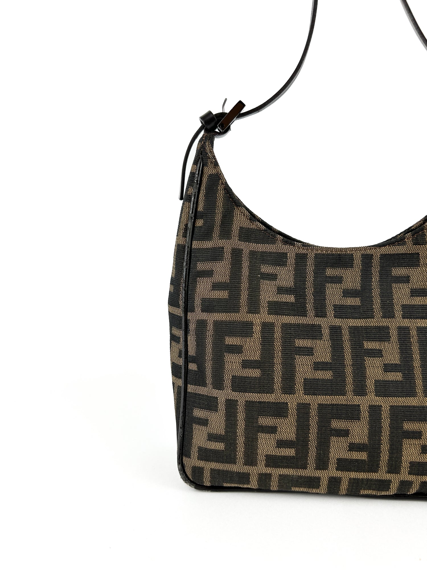 Vintage Fendi Zucca Shoulder Bag