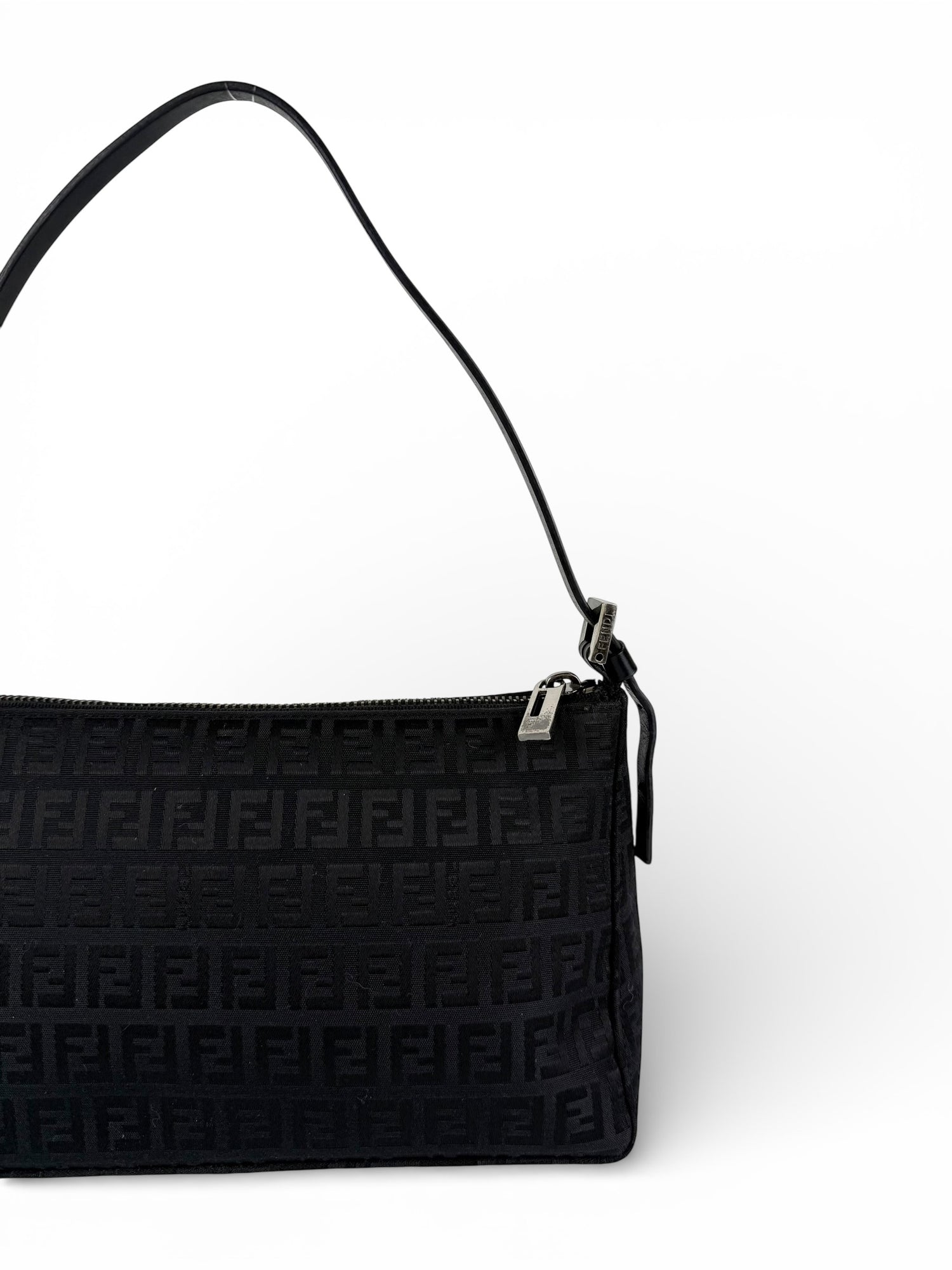 Vintage 90s Fendi Zucca Brown Mini Shoulder Bag