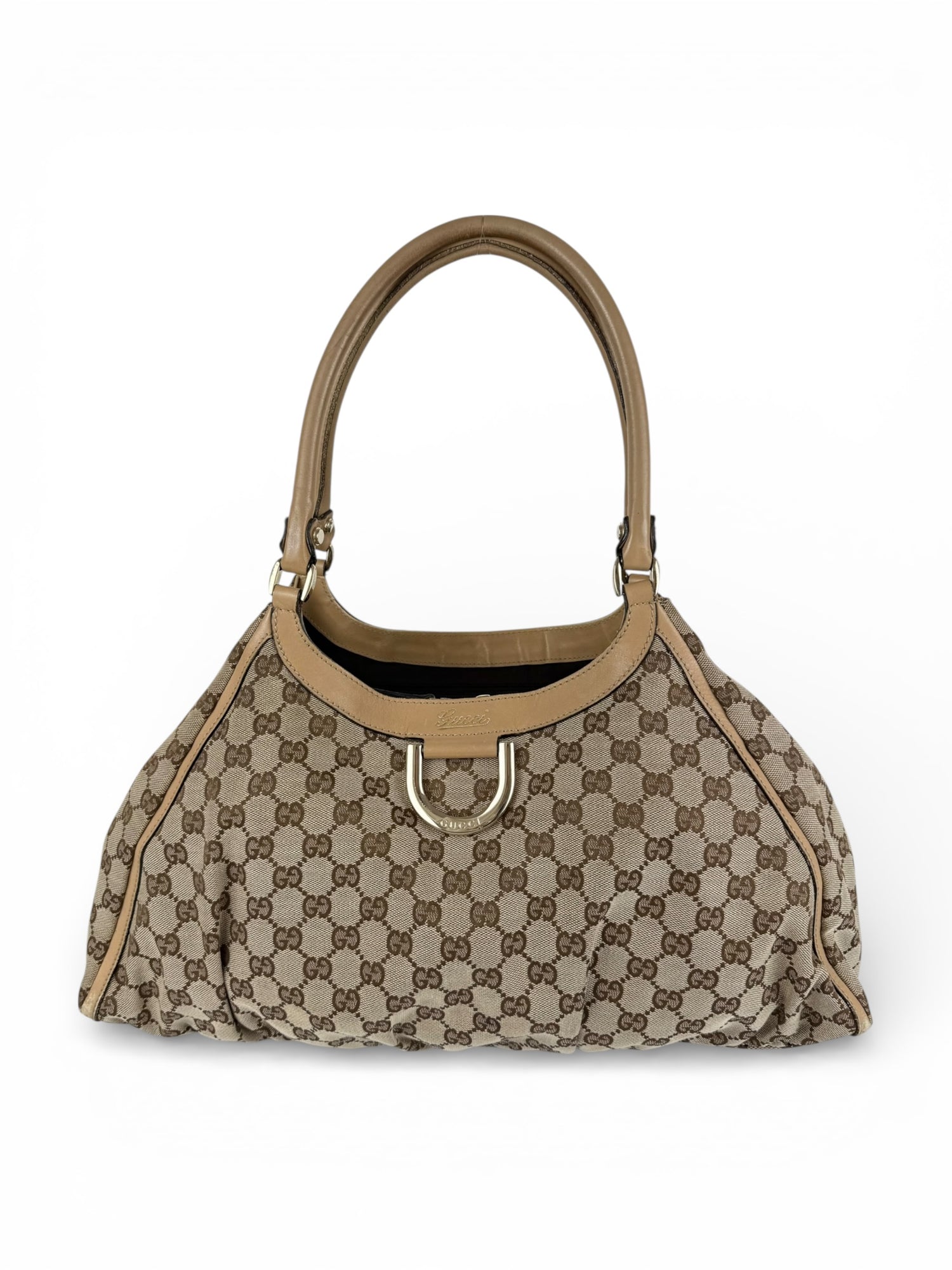 Vintage 90s Gucci Large D-Ring Tote Bag