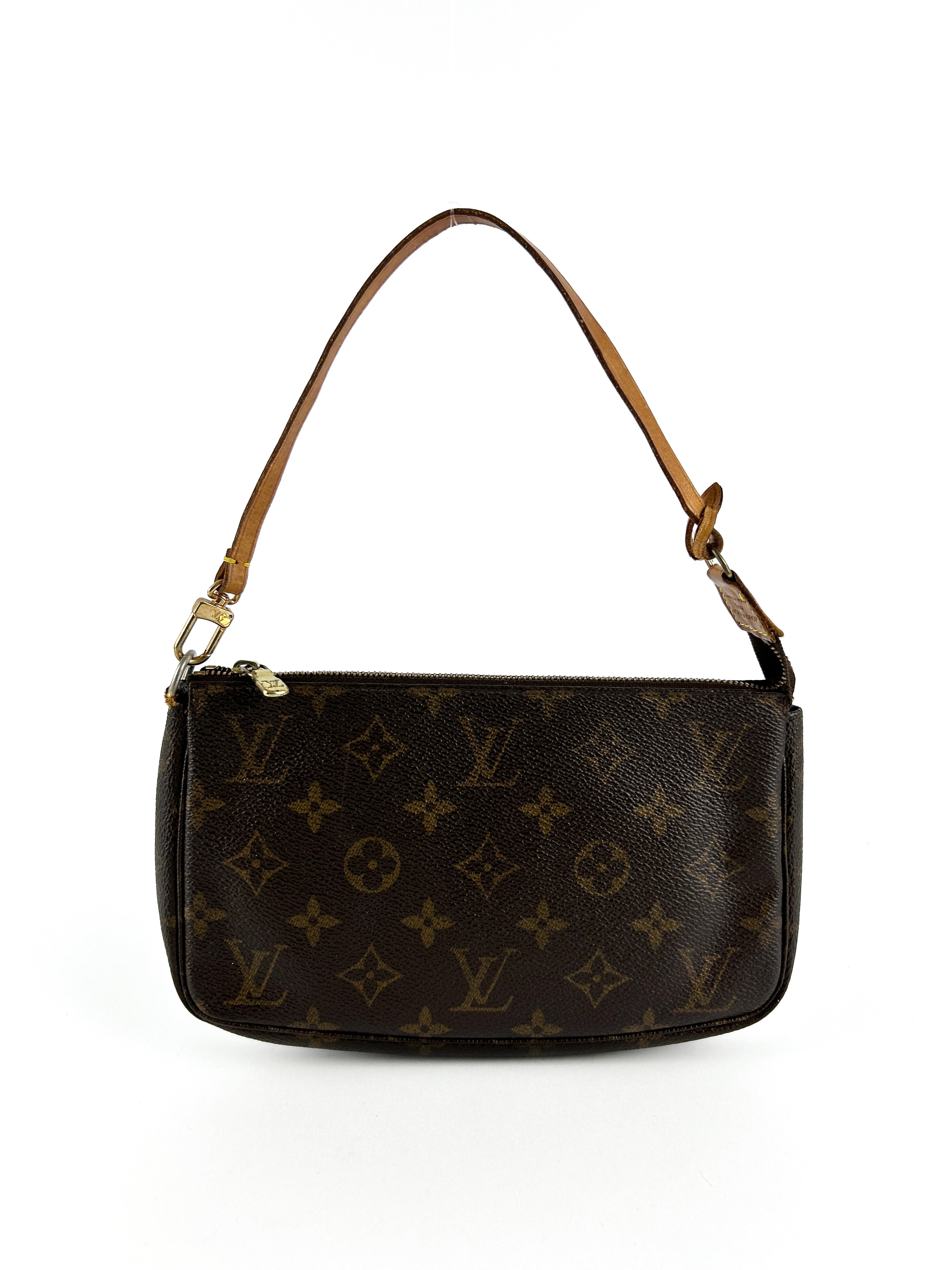 【希少】 LOUIS VUITTON LV Monogram Pochette Vintage バッグ Louis Vuitton Vintage - Monogram Mini Lin Pochette Bag