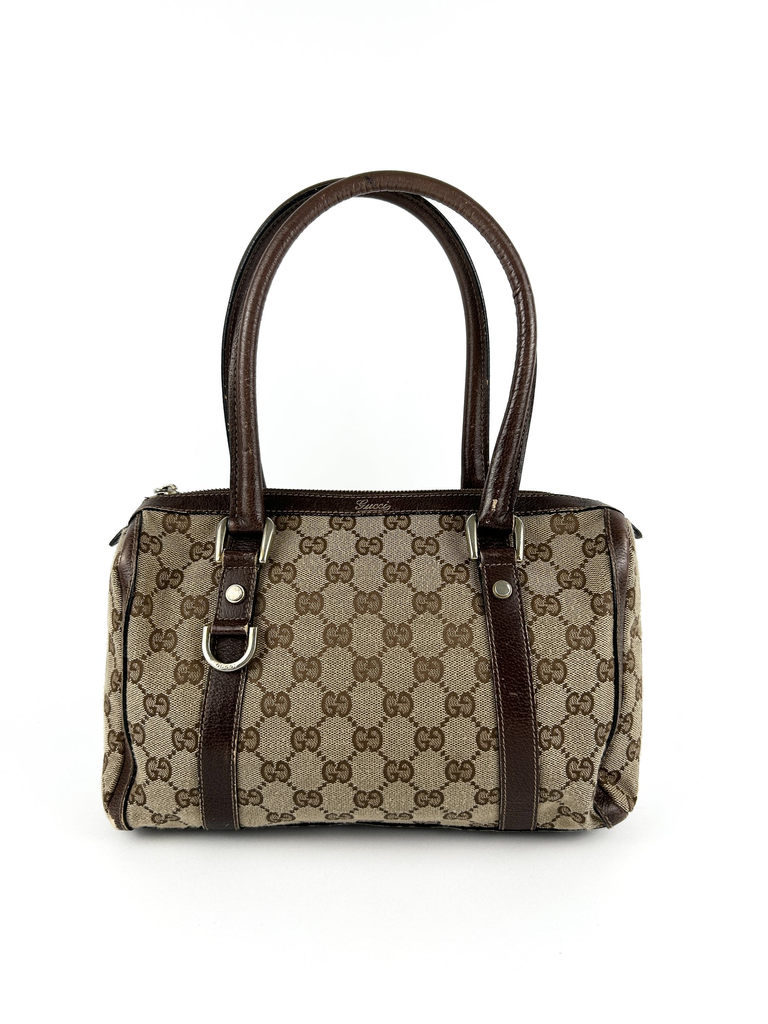 Vintage Gucci Monogram Boston Handbag 2000s