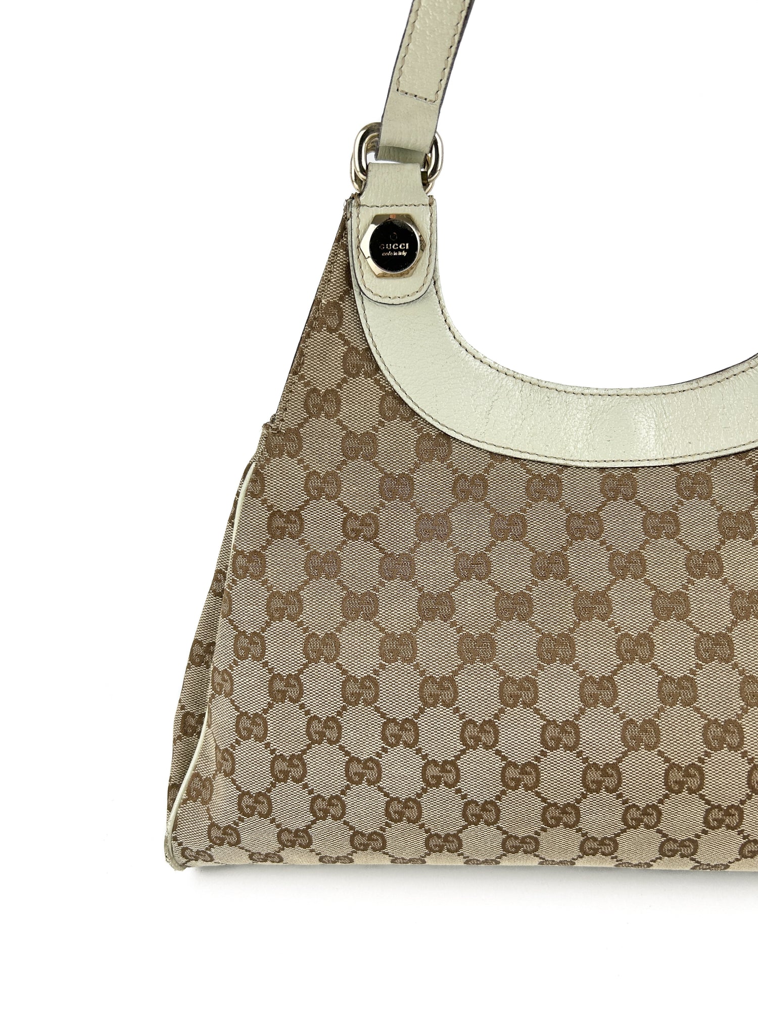 Vintage Gucci Monogram Shoulder Bag 2000s