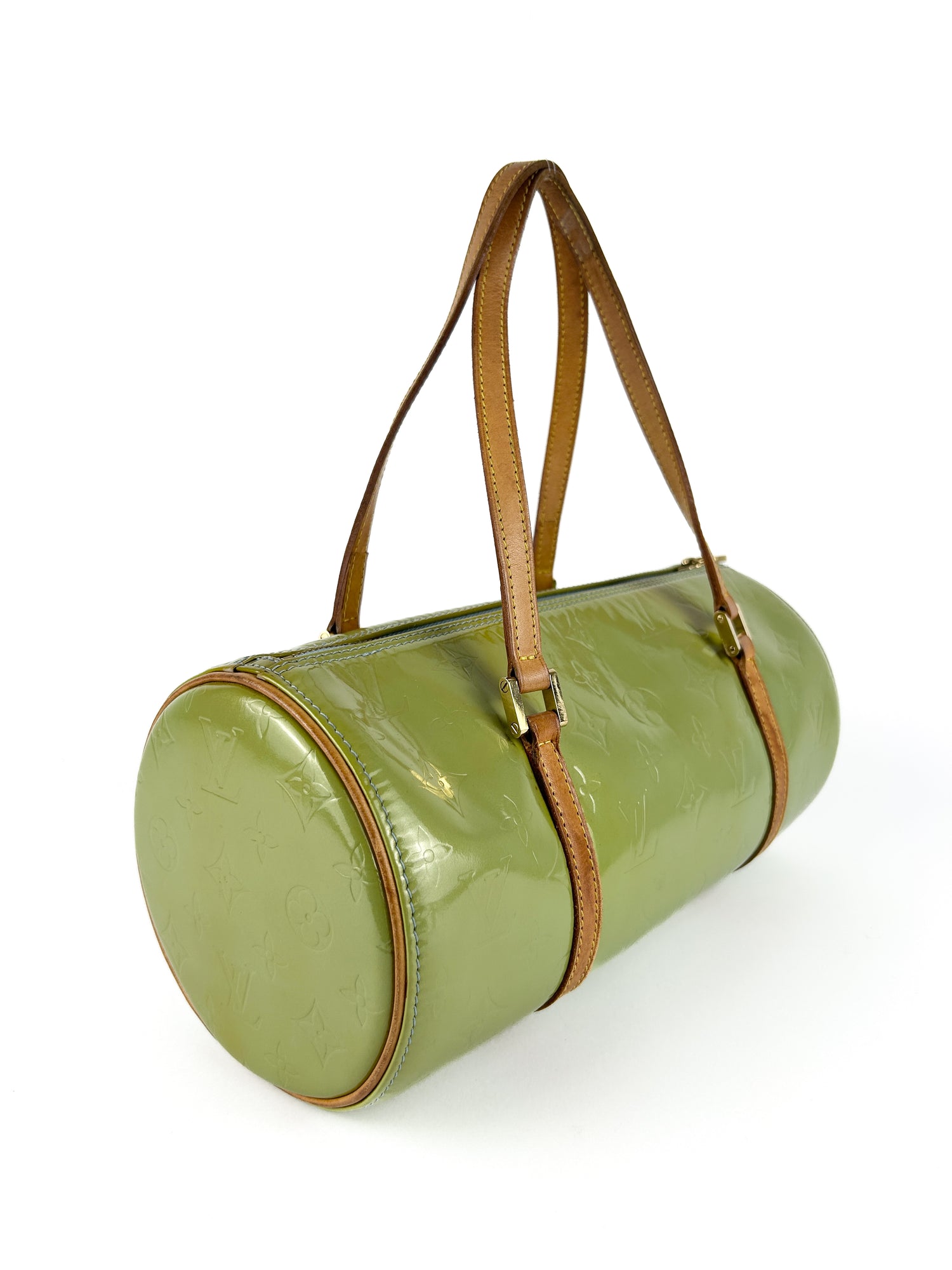 Vintage Louis Vuitton Vernis Green Befored Handbag (1998)
