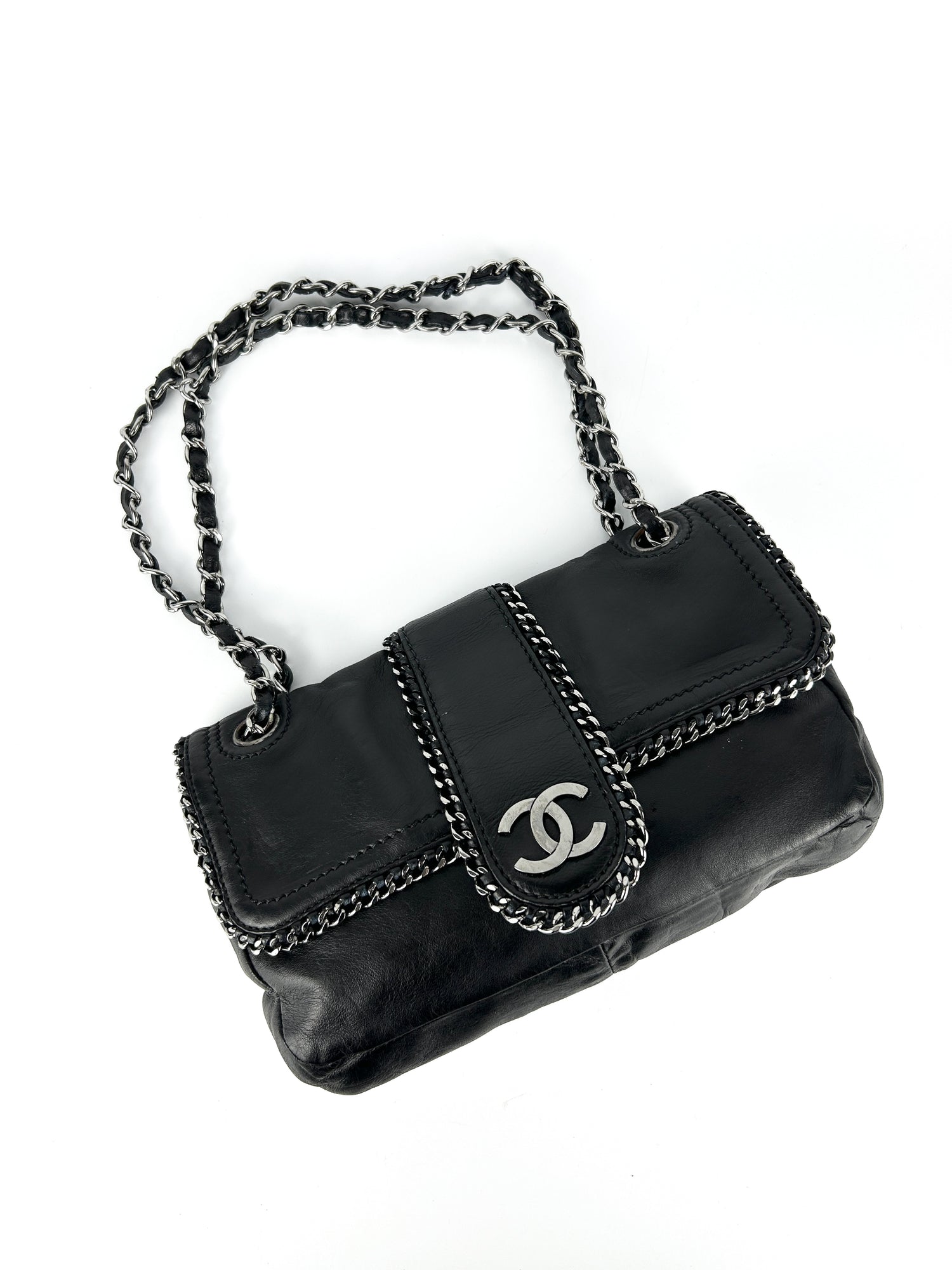 Chanel Lambskin Leather Medium Madison Flap Bag (2006-2008)