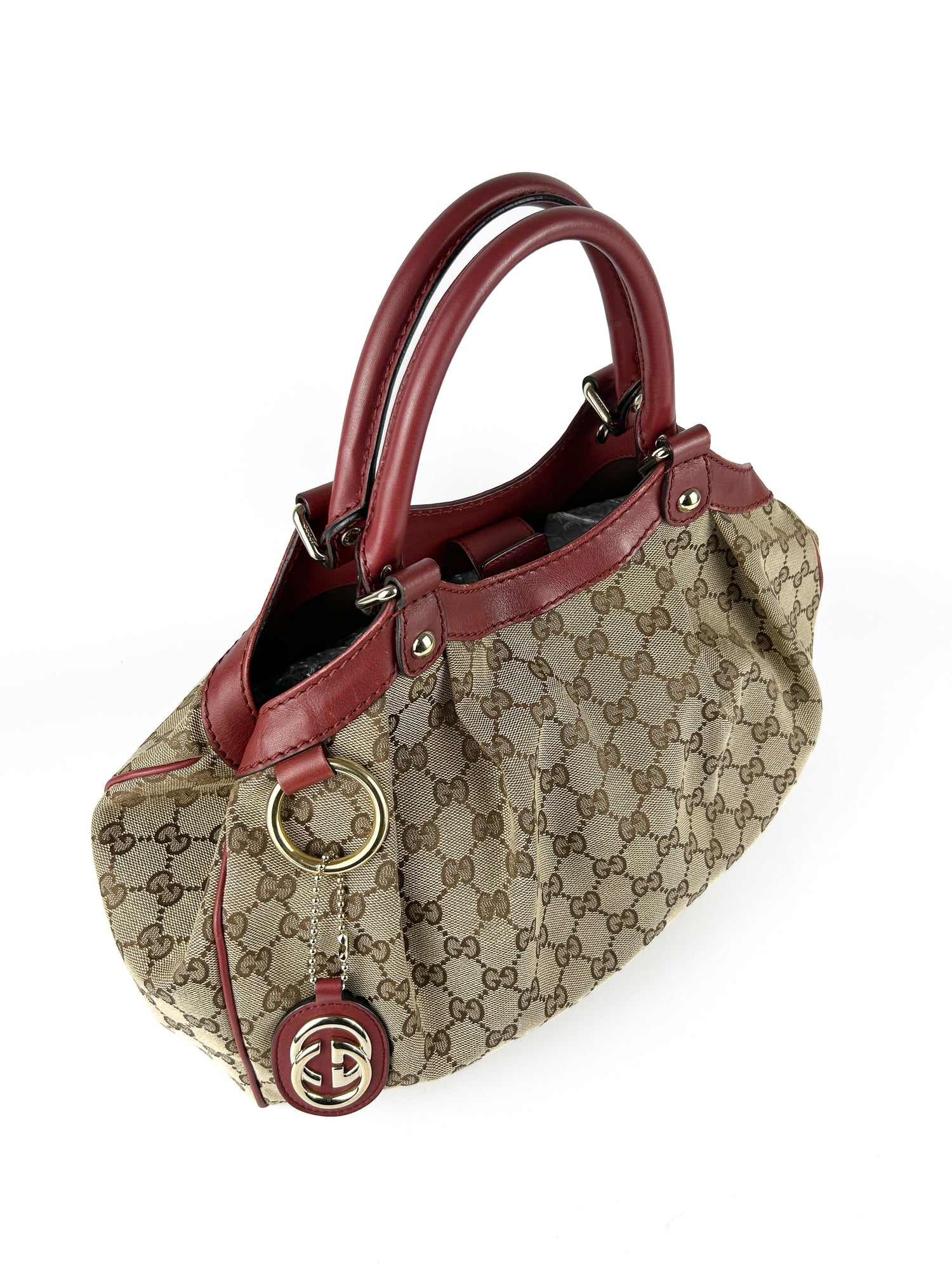 Vintage Gucci Monogram Sukie Handbag 90s